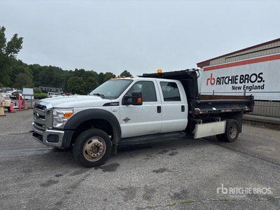 2016 Ford F-550 4x4 Crew Cab Dump Truck