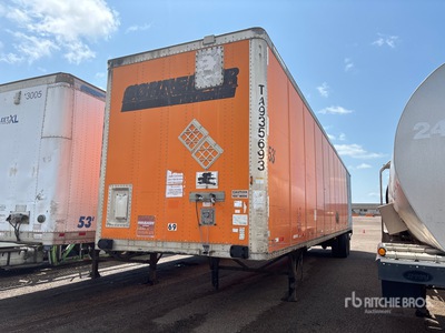 2003 Wabash 53 ft x 102 in T/A Van Trailer