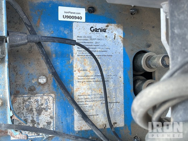 ELEVADOR TIJERA 2017 GENIE GS1930