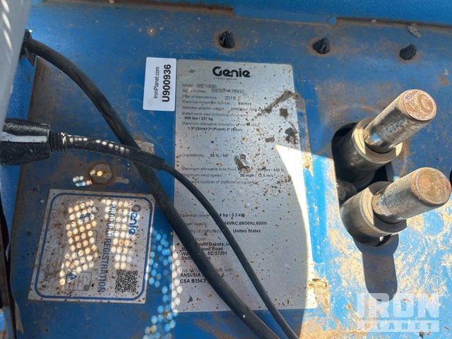 ELEVADOR TIJERA 2018 GENIE GS1930