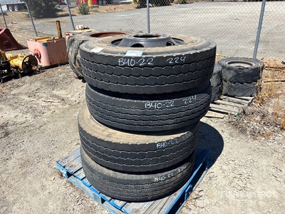 Quantity of (4) 12R22.5 Tires