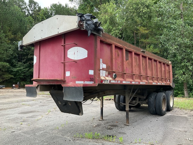 2006 Palmer Machine Works TA-24H T/A Quarter Frame End Dump Trailer 2006 Palmer Machine Works TA-24H T/A Quarter Frame End Dump Trailer