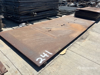 20 ft x 9 ft Placas de acero