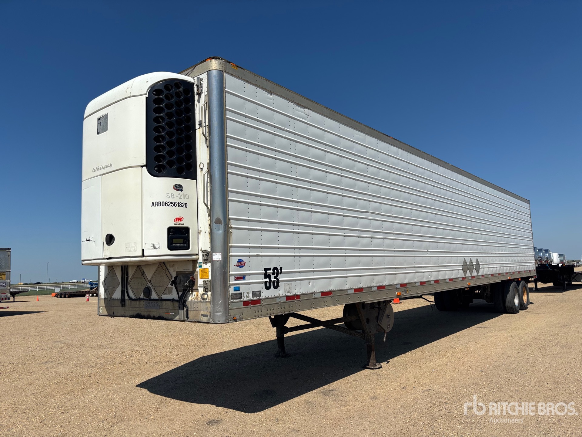 2008 Utility 53 ft x 102 in T/A Refrigerated Trailer