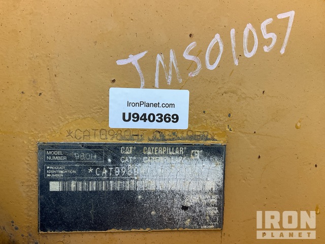 CARGADOR FRONTAL 2006 CATERPILLAR 980H