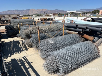 Quantity of (4) Pallets of Chain Link Fencing Fabric