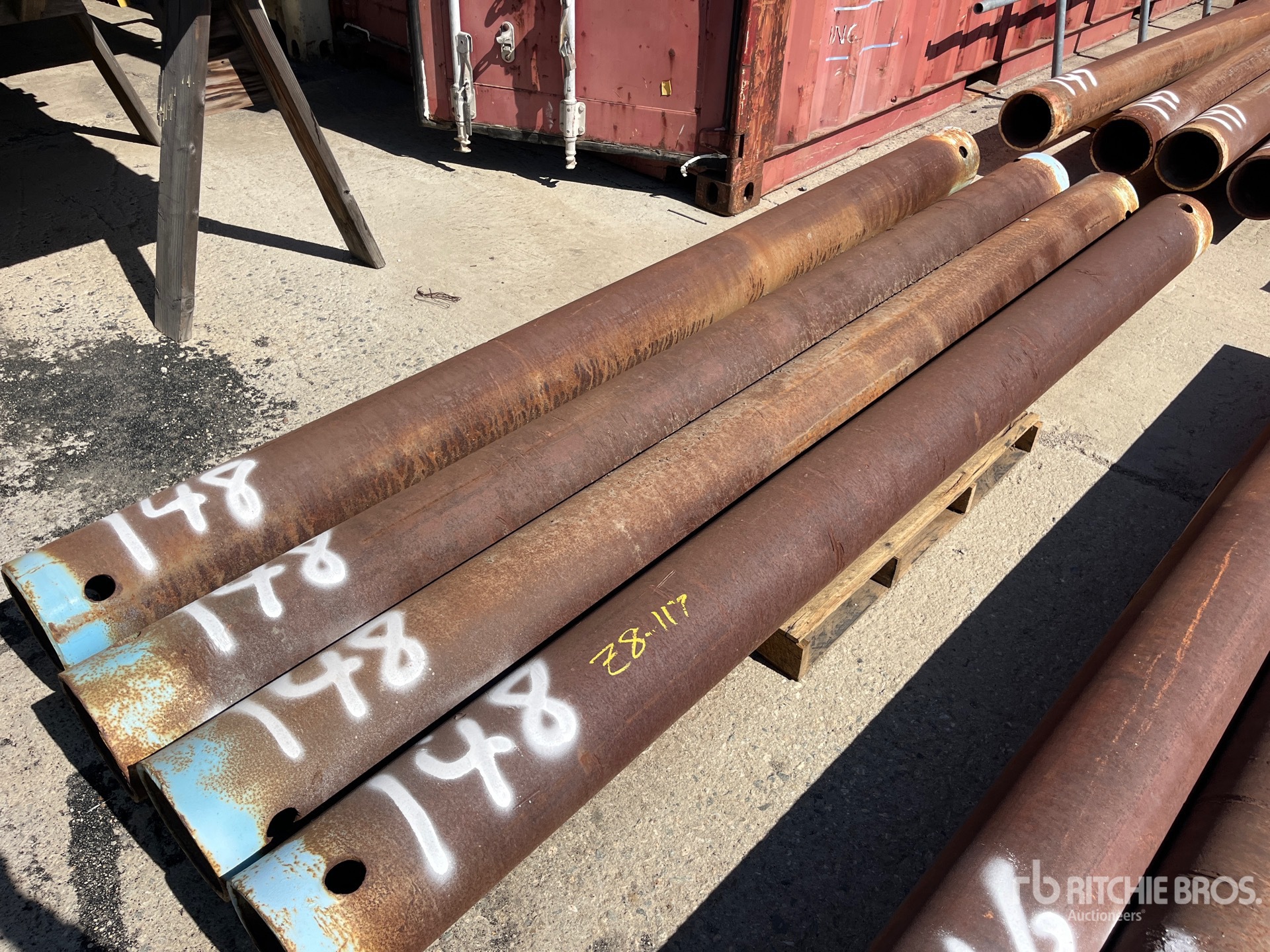 Quantity of (4) Trench Box Spreaders
