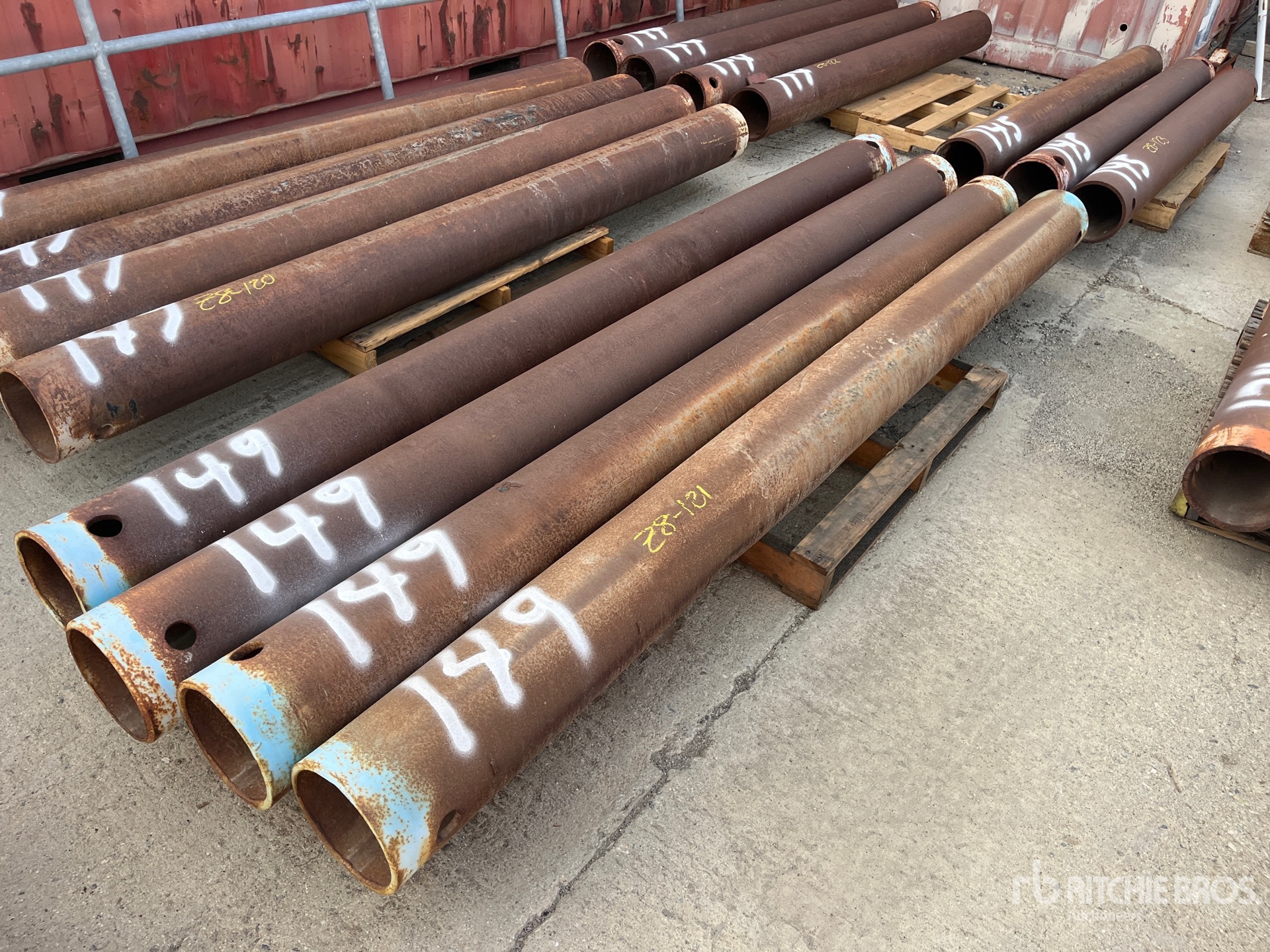 Quantity of (4) Trench Box Spreaders