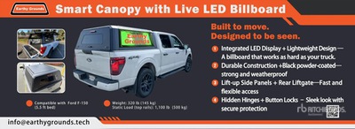 EG EarthyGrounds Smart Canopy Live LED Billboard