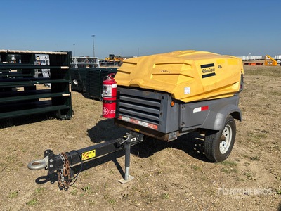 2016 Atlas Copco XAS185KD 185 cfm Mobile Compresor de aire