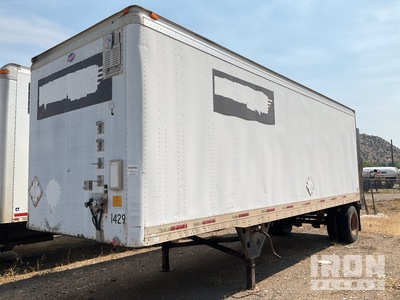 2002 Utility VS1DC 28 ft S/A Van Trailer