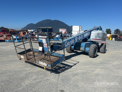 1999 Genie S60 4WD Diesel Telescopic Boom Lift