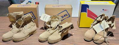 (42) Unused Desert Tan Hot Weather Boots