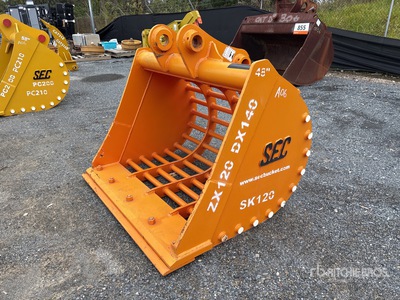 SEC 1220 mm Q/C Skeleton Excavator Bucket - Fits 12 - 15 Ton (Unused)