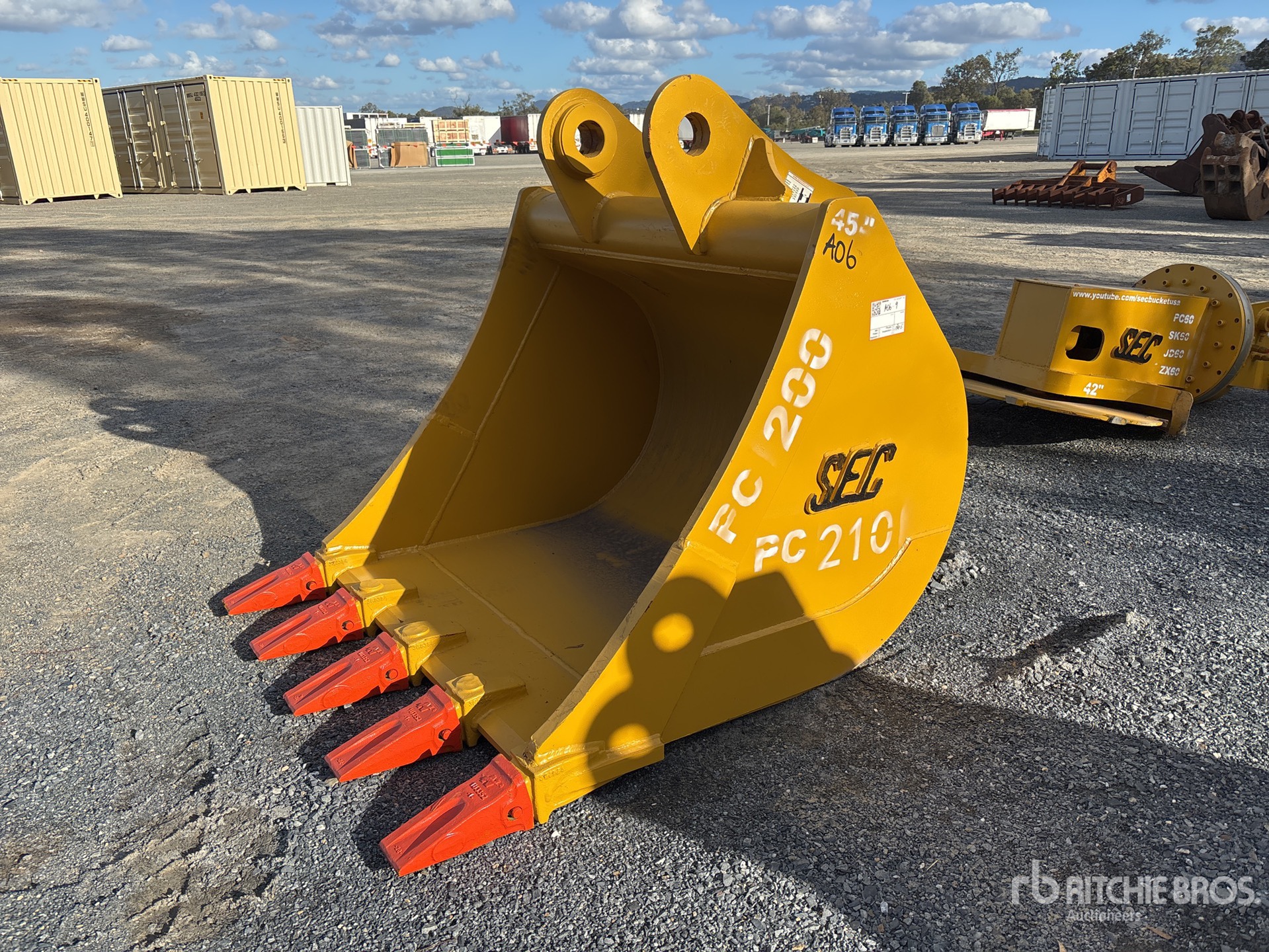 SEC 1220 mm Excavator Bucket - Fits 20 - 24 Ton (Unused)