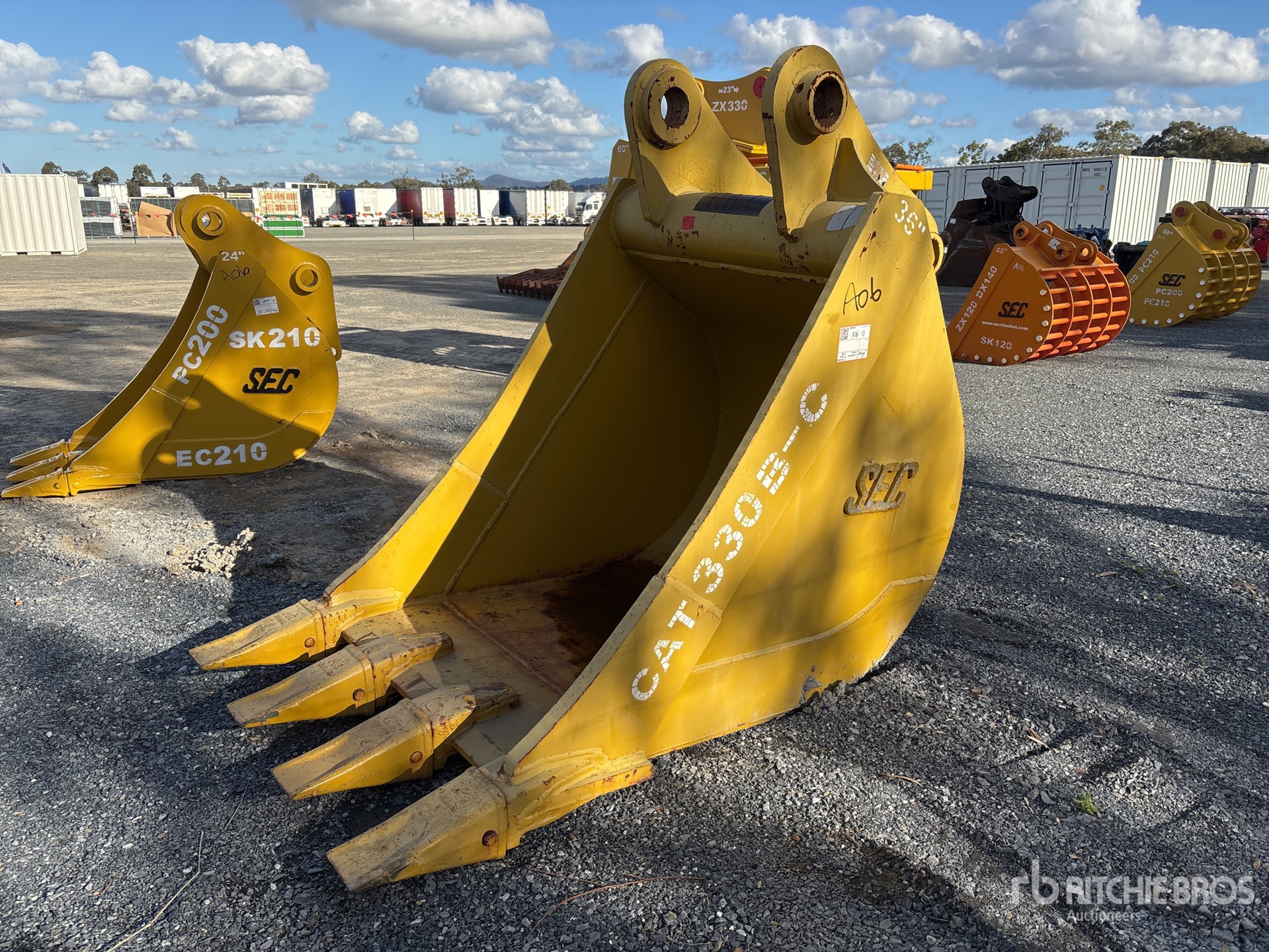 SEC Digging Benna per escavatore - Fits 30 - 35 Ton
