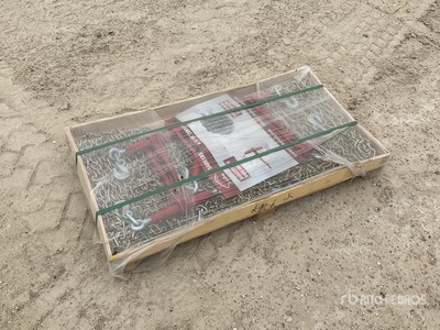 Quantity of Suihe 5400 lb Ratchet Binders w/ 20 ft Chains クレーン付属品 (Unused)