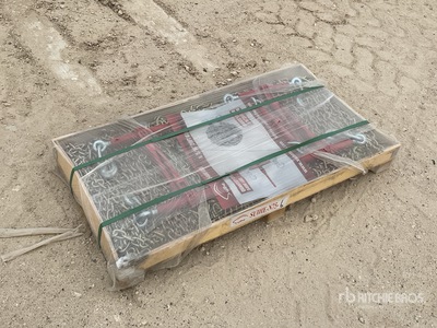 Quantity of Suihe 5400 lb Ratchet Binders w/ 20 ft Chains クレーン付属品 (Unused)