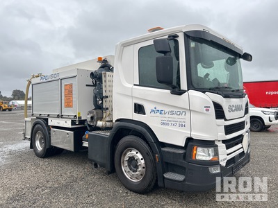 2019 Hvidtved Larsen 4000 L on 2020 Scania P320B 4x2 Vacuum Excavator Truck