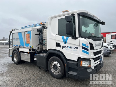 2019 Hvidtved Larsen 4000 L on 2020 Scania P320B 4x2 Vacuum Excavator Truck