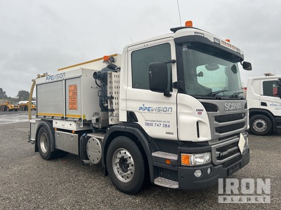 2017 Hvidtved Larsen 4000 L on 2018 Scania P250 4x2 Vacuum Excavator Truck