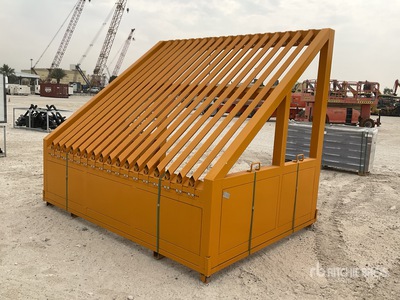 2025 Suihe 004-03-1017-01 Skid-Mounted 8 Ft x 10 Ft Rock Grizzly Screen (Unused)