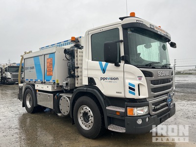 2017 Hvidtved Larsen 4000 L on 2018 Scania P250 4x2 Vacuum Excavator Truck