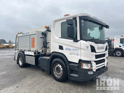 2018 Hvidtved Larsen 4000 L on 2018 Scania P280 4x2 Vacuum Excavator Truck