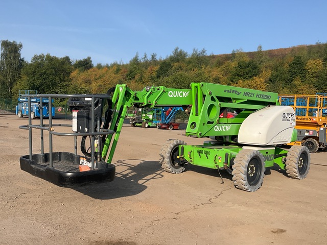 2017 Nifty HR21 4WD Hybrid Articulating Boom Lift 2017 Nifty HR21 4WD Hybrid Articulating Boom Lift