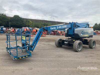 2016 Genie Z60/37 4WD Hybrid Articulating Boom Lift