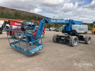 2016 Genie Z60/37 4WD Hybrid Articulating Boom Lift