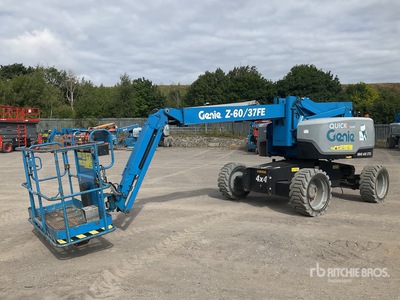 2016 Genie Z60/37 4WD Hybrid Articulating Boom Lift