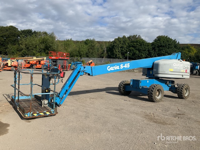 2017 Genie S45 4WD Diesel Telescopic Boom Lift | Ritchie Bros. Auctioneers