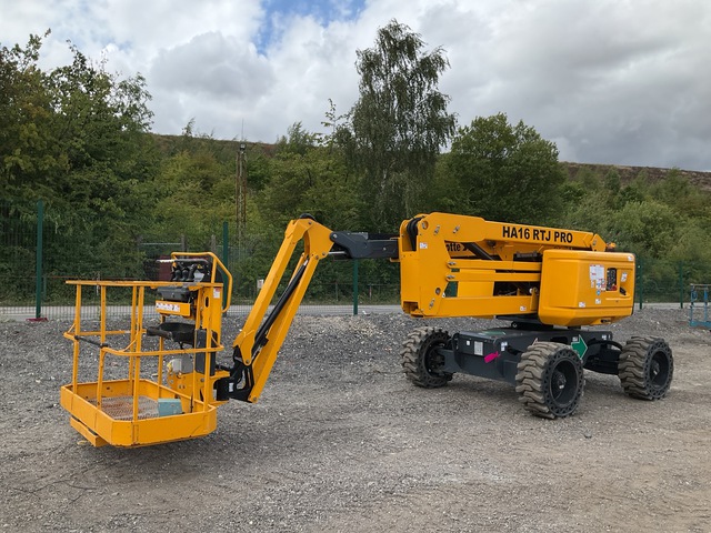 2022 Haulotte HA16RT 4WD Diesel Articulating Boom Lift