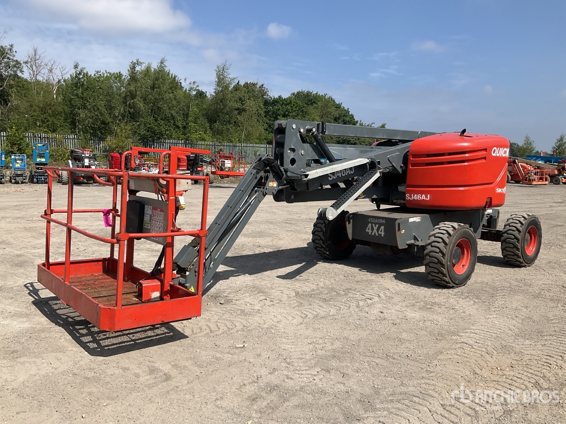 2016 Skyjack SJ46AJ 4WD Diesel Nacelle Articulée