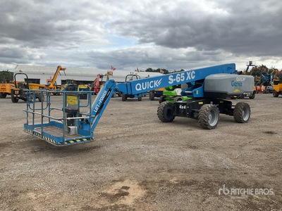 2019 Genie S65XC 4WD Diesel Telescopic Boom Lift