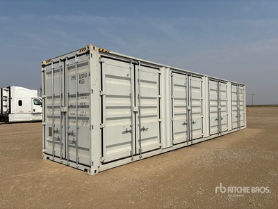 2025 40 ft High Cube Multi-Door Storage Container
