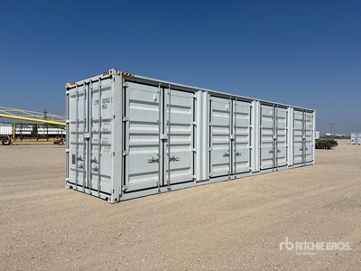 2025 40 ft Multi-Door Storage Container