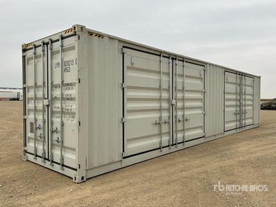 2025 40 ft High Cube Multi-Door Storage Container