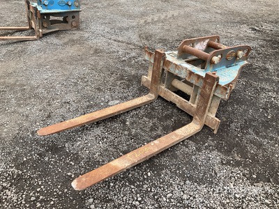 Strickland 1200 mm Q/C Excavator Forks Attacco per escavatore