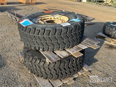 (2) Goodyear 395/85R20 Tires w/Wheels
