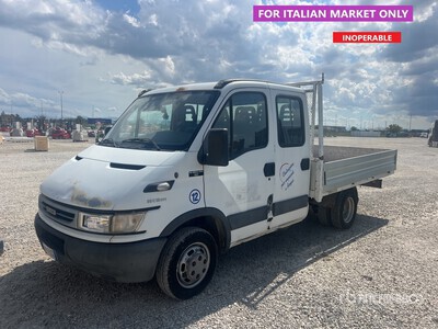2006 Iveco Daily 35C12 Crew Cab Table Top Truck (Inoperable)