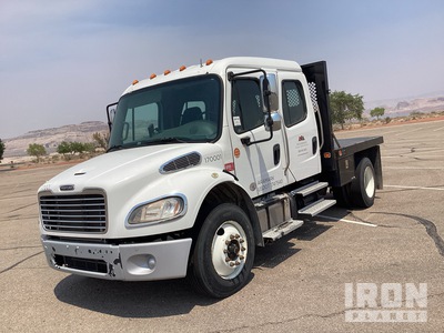 2017 Freightliner M2 106 4x2 Crew Cab Flatbed Truck