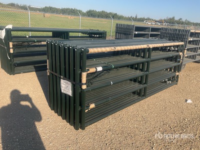 Quantity of (16) 2024 BYT MRG120 11 ft 6 in x 4 ft Heavy Duty Magnum Ranch 2-3/8 Tubing Livestock Gate (Unused)