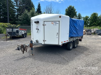 2011 J & L 12 ft T/A Enclosed Trailer