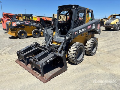 2022 John Deere 330G Two-Speed Skid Steer Loader