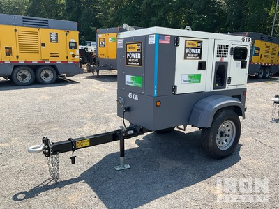 2023 Atlas Copco QAS45 36 kW Mobile Generator Set (Unused)