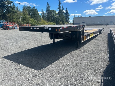 2015 Trail King TK80HT 48 ft T/A Hydraulic Tail Trailer