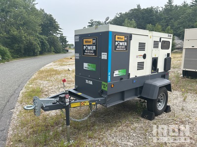2023 Atlas Copco QAS70 70 kVA Mobile Stand-By Groupe électrogène