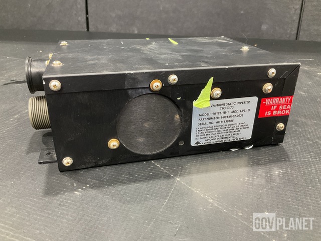 Surplus Avionic Instruments 1A125-1B-1 Static Inverter in North Las ...